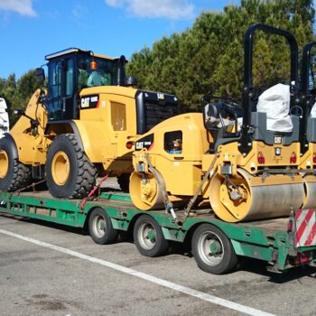 Transport routier d'engins